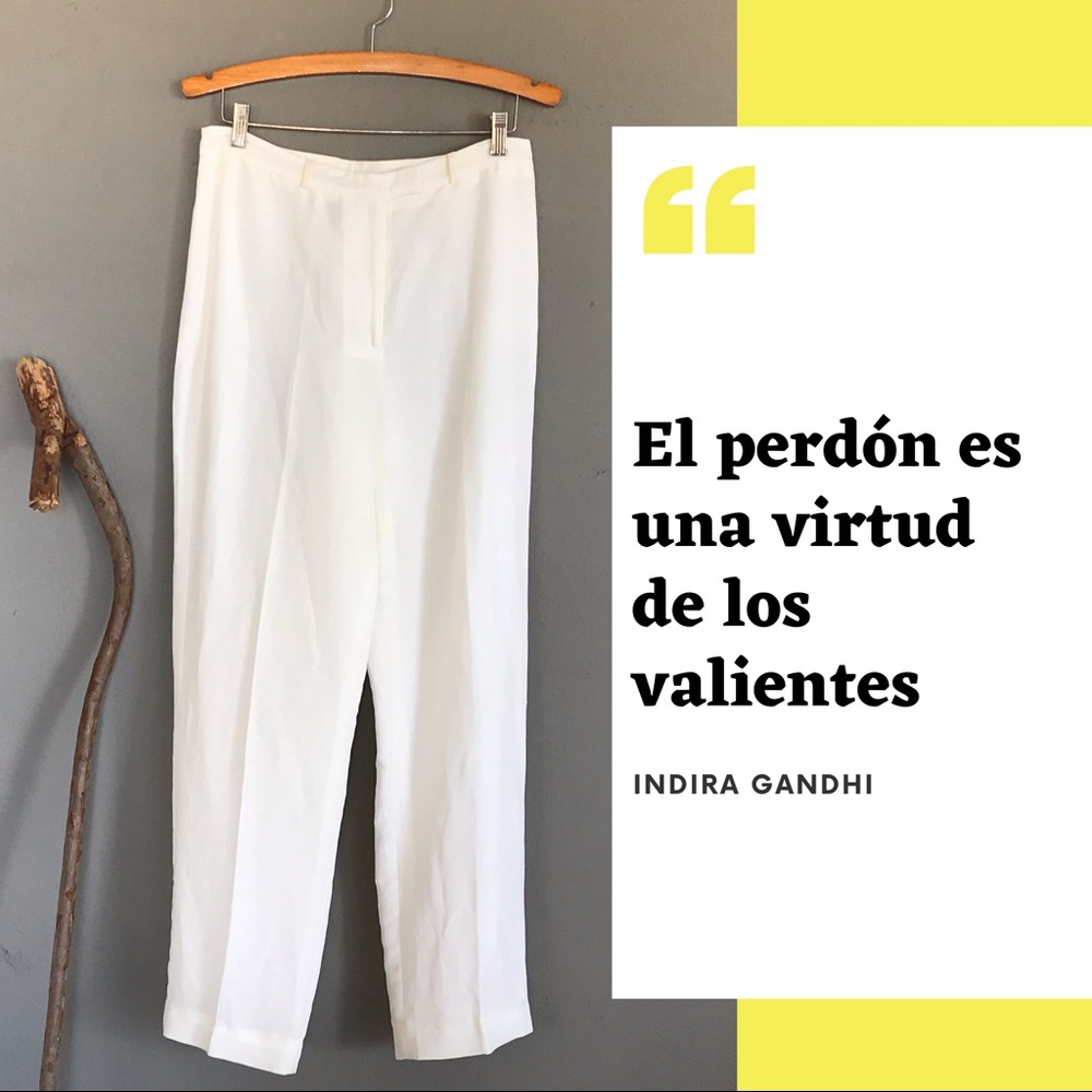 Elegant and conservative white pant